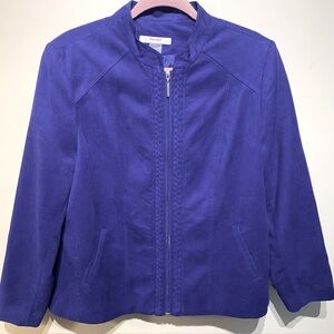 Soft Blue zip up Jacket 14P